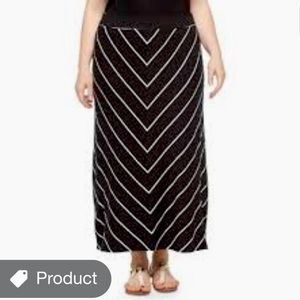 Ava & Viv Plus Size Knit Maxi Skirt